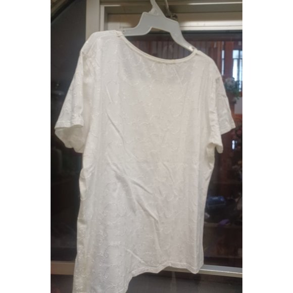 Vintage White Stag Women's Top XL White with Embroidery - Picture 5 of 5